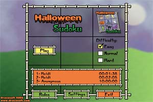 萬圣節(jié)數(shù)獨(Halloween Sudoku)